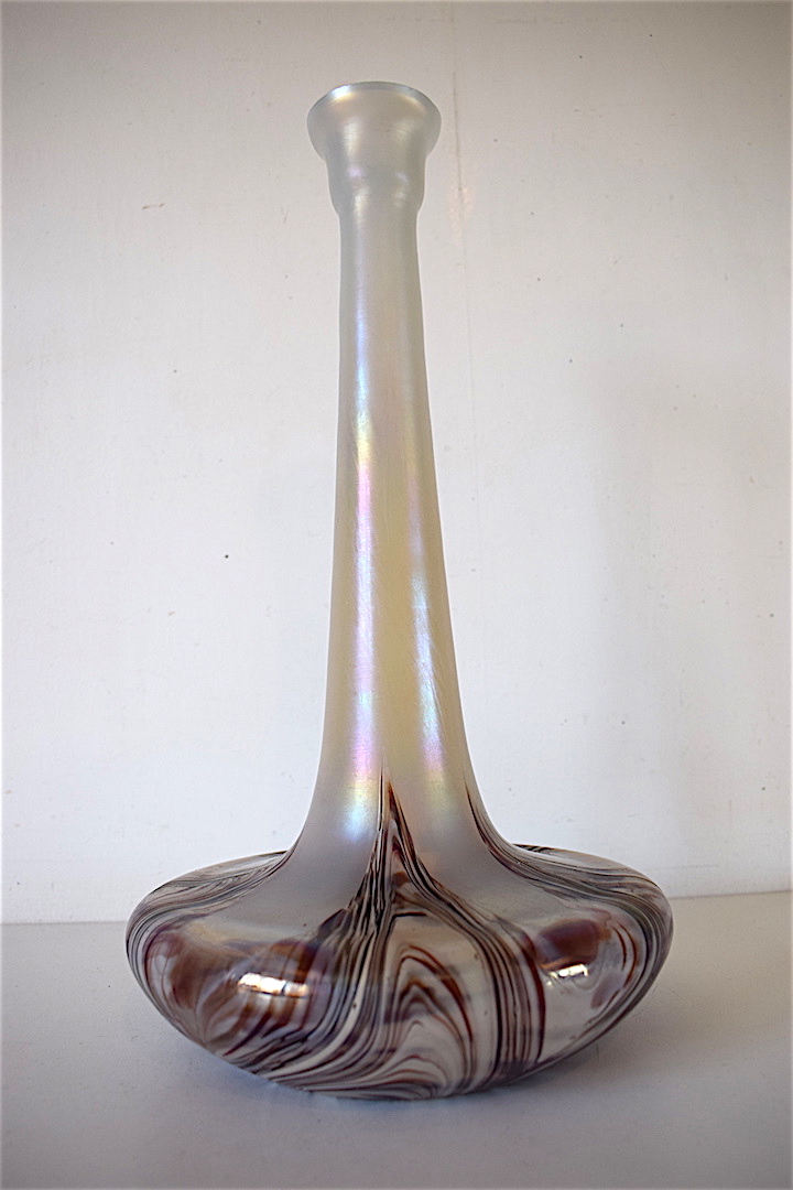 Proantic Vase Irisé Kralik Boheme 1900 Loetz Pallme Konig Art Nouvea