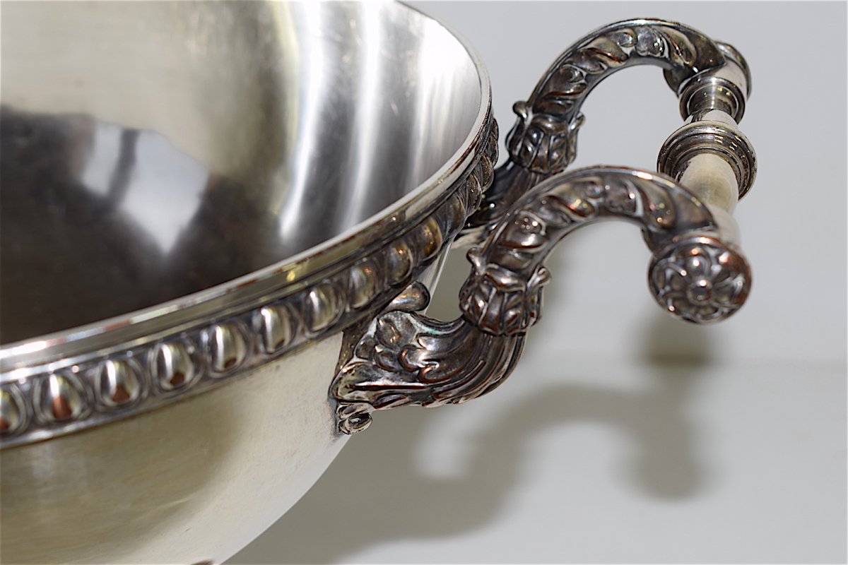 Oval Tureen XIX Metal Silver Copper Hallmark C Balaine French Early XIX Towards 1820 Ref100-photo-6