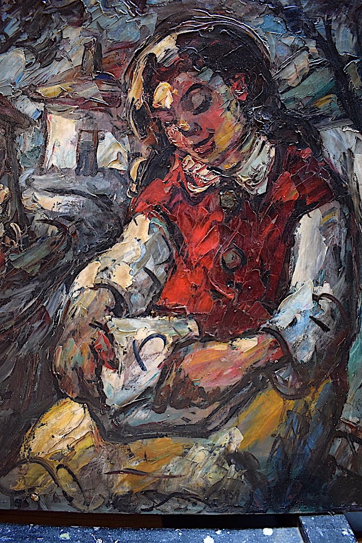 Maurice Vagh Weinmann Hungary Little Girl Child Reading Fauve Expressionist XX Rt210-photo-4