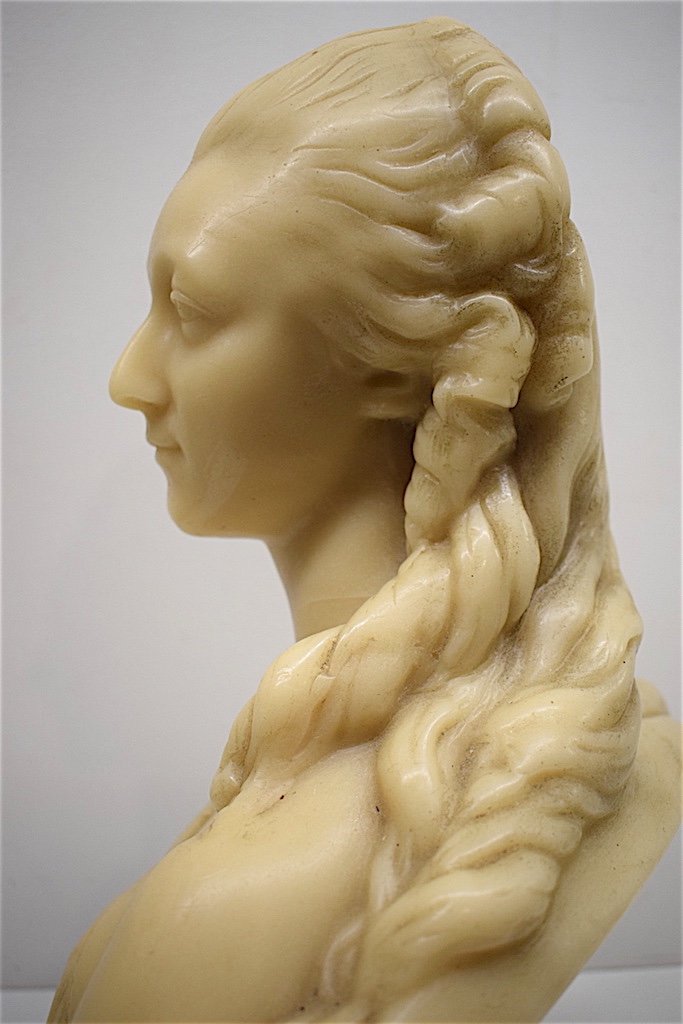 Wax Bust Of Madame Du Barry XVIII Signed Vernet Edition Circa 1900 Ref153-photo-7