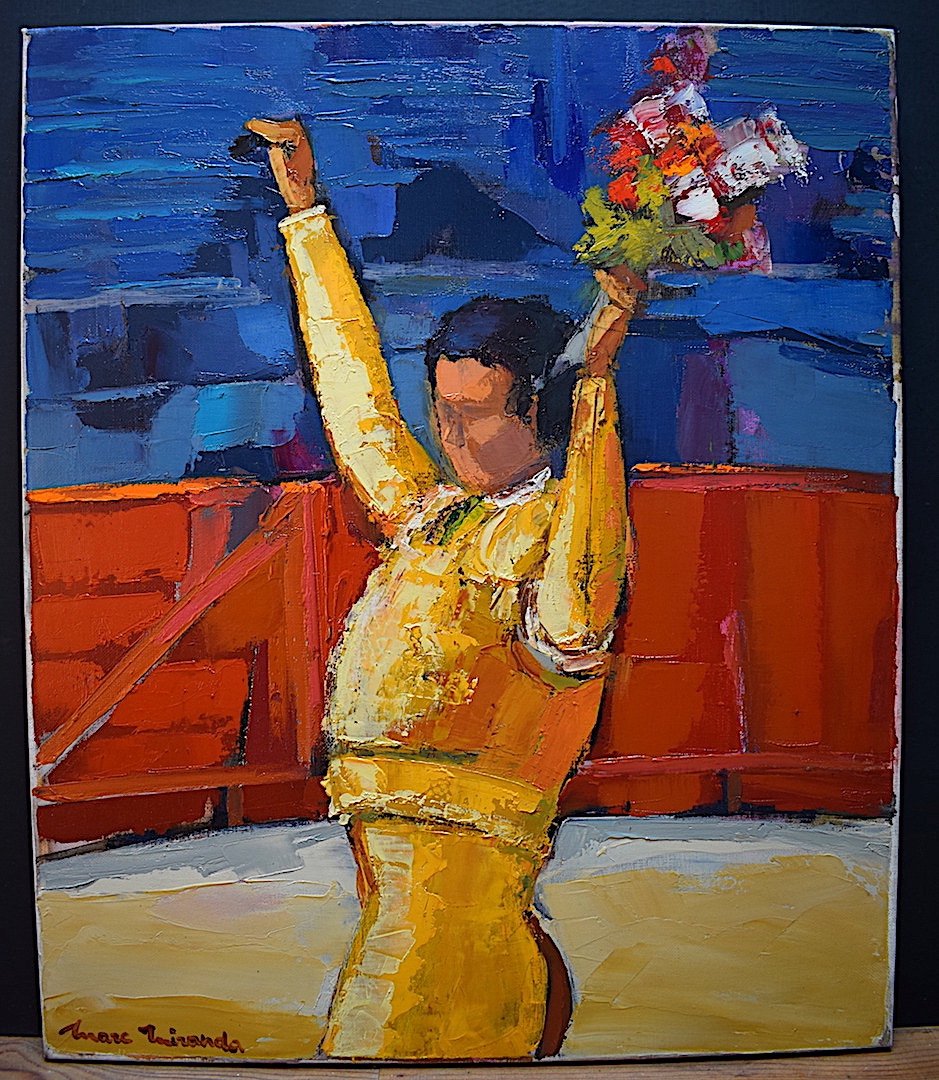 Marc Miranda Bullfighting Toréador Camargue Contemporain XX Corrida Taureau Rt267