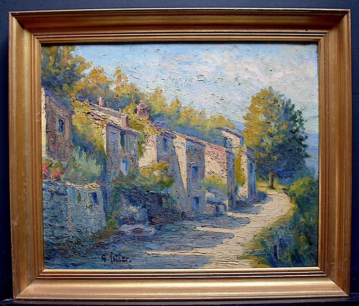 Gaston Astier  deux Paysages école Française XX ème RT400-photo-2