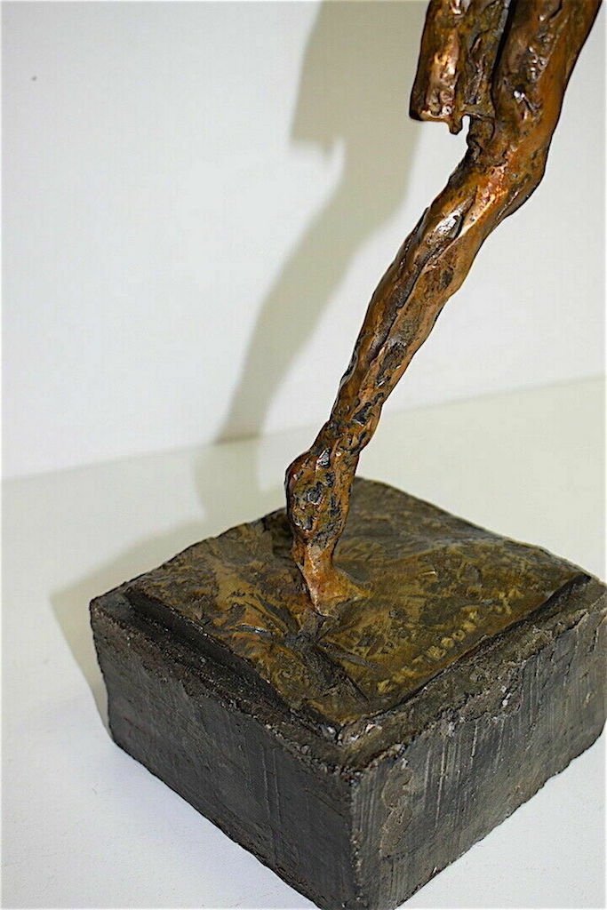 Bronze Modern Art Denis Chetboune Dancers Signed Unique Pieces Numbered 1/1 Ref258-photo-5