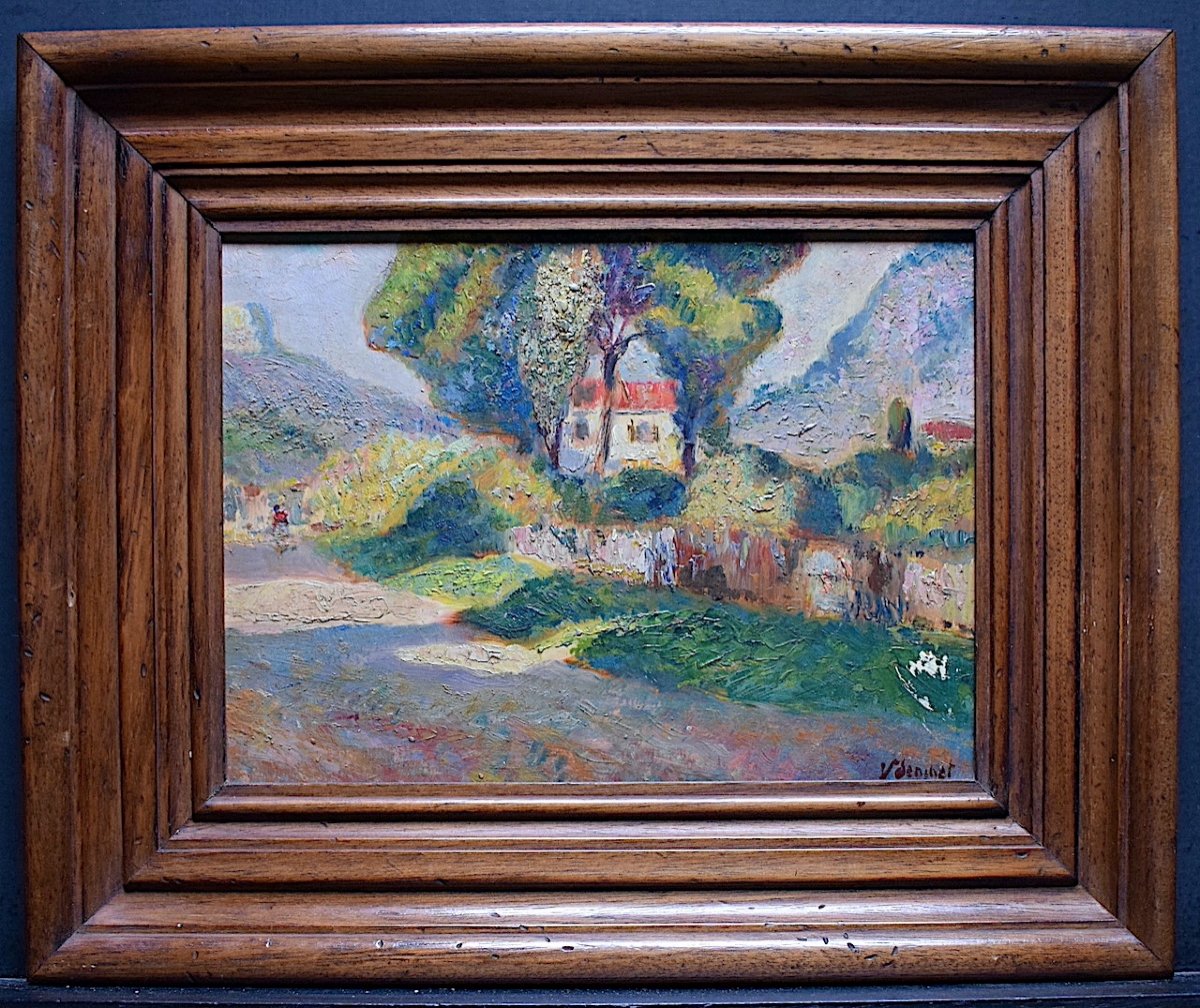 Victor Senchet Environs de Toulon Paysage Provençal Provence Impressionniste XX RT530