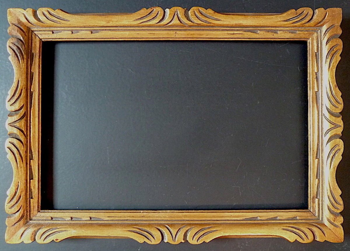 Frame Years 1930 Golden Wood 35 X 22 Cm 5m Ref C631-photo-7