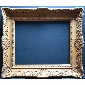 Montparnasse Frame Natural Carved Wood Rebate: 49.5 X 40 Cm Frame Ref C1131