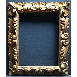 Italian Frame 1950s Gold Leaf 24 X18 Cm Format Close To 2f Frame Ref C1138