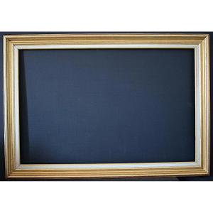 Cadre Doré Feuillure 76 x 50 cm XX ème Frame Ref C1170