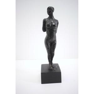 Paul Guiramand  Archère 1  Bronze Femme Nue Sculpture Bronze Avec Certificat Ref1010