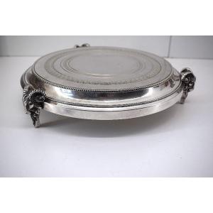 Master Goldsmith Chrysalia Paris Base Display Trivet Silver Bronze Ref1053