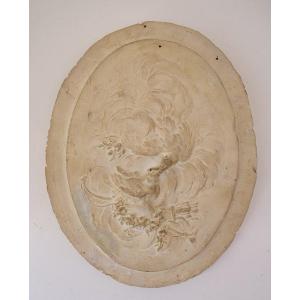 Romantic Plaster Medallion With Bird Decor '' Wedding '' Ref1100 