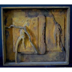 Laurent Blandin Sculptor Mixed Techniques Dated 2005 Abstract Contemporary Art Rt1151