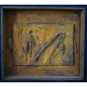 Laurent Blandin Sculptor Mixed Techniques Dated 2005 Contemporary Abstract Art Rt1152