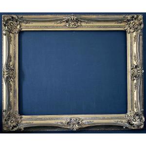 Cadre XIX Doré  Feuillure 65 x 50 cm Format 15P Frame Ref C1203