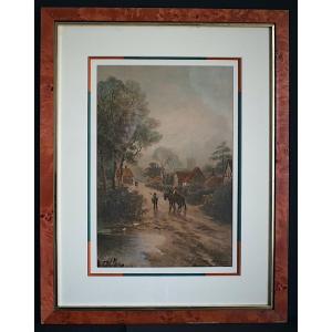 Jw Gozzard British English England Country Scene 19th 20th Century Rt1241 