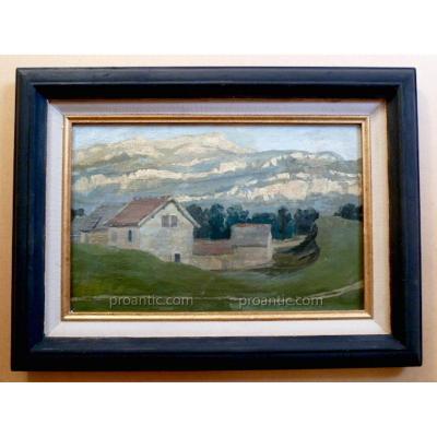 Provencal Provence Landscape Mountain No Signed To Identify XX Rt27