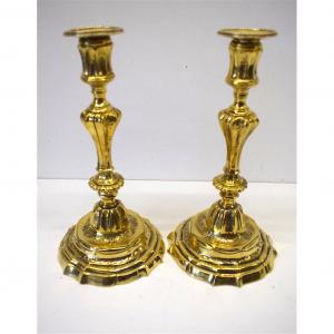 Pair Of Candlesticks Louis XIV XVIIth Candlesticks Candlesticks Candelabra Ref253