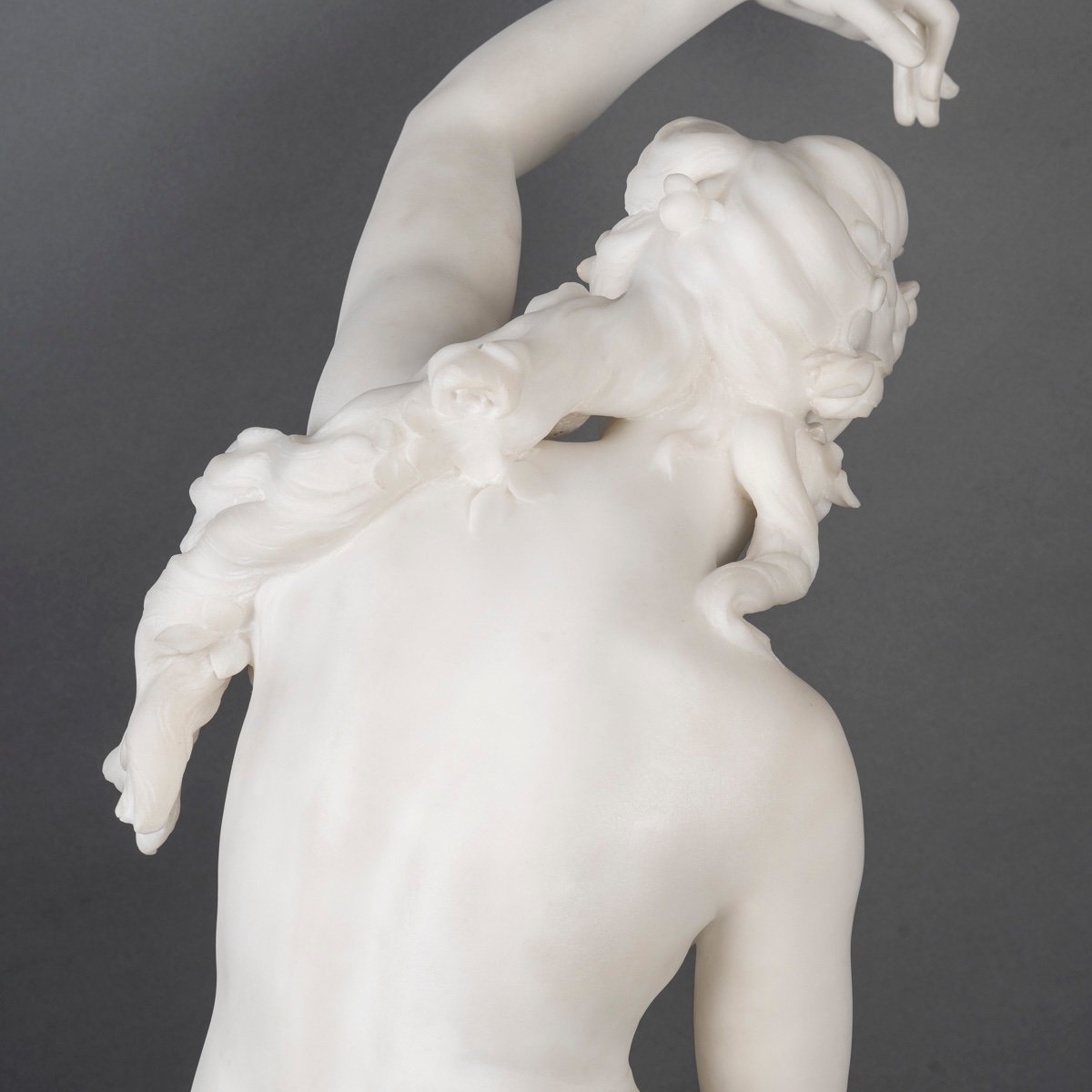 l'Amour Enchainé - Sculpture En Marbre Par Emile Boisseau - Circa 1891-photo-7