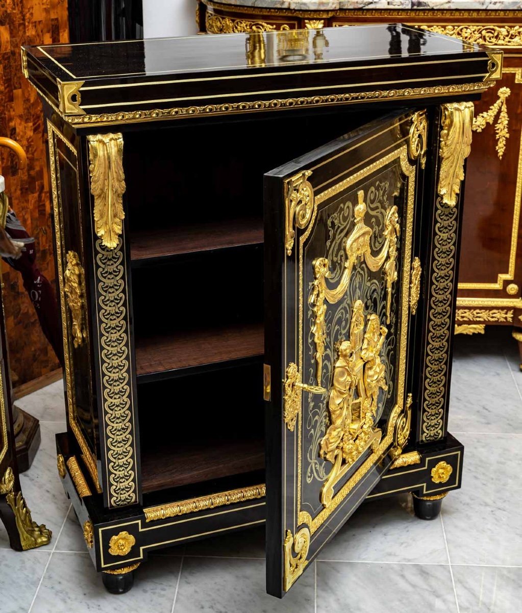 Cabinet D’époque Napoléon III Par Mathieu Béfort, Circa 1860-photo-2