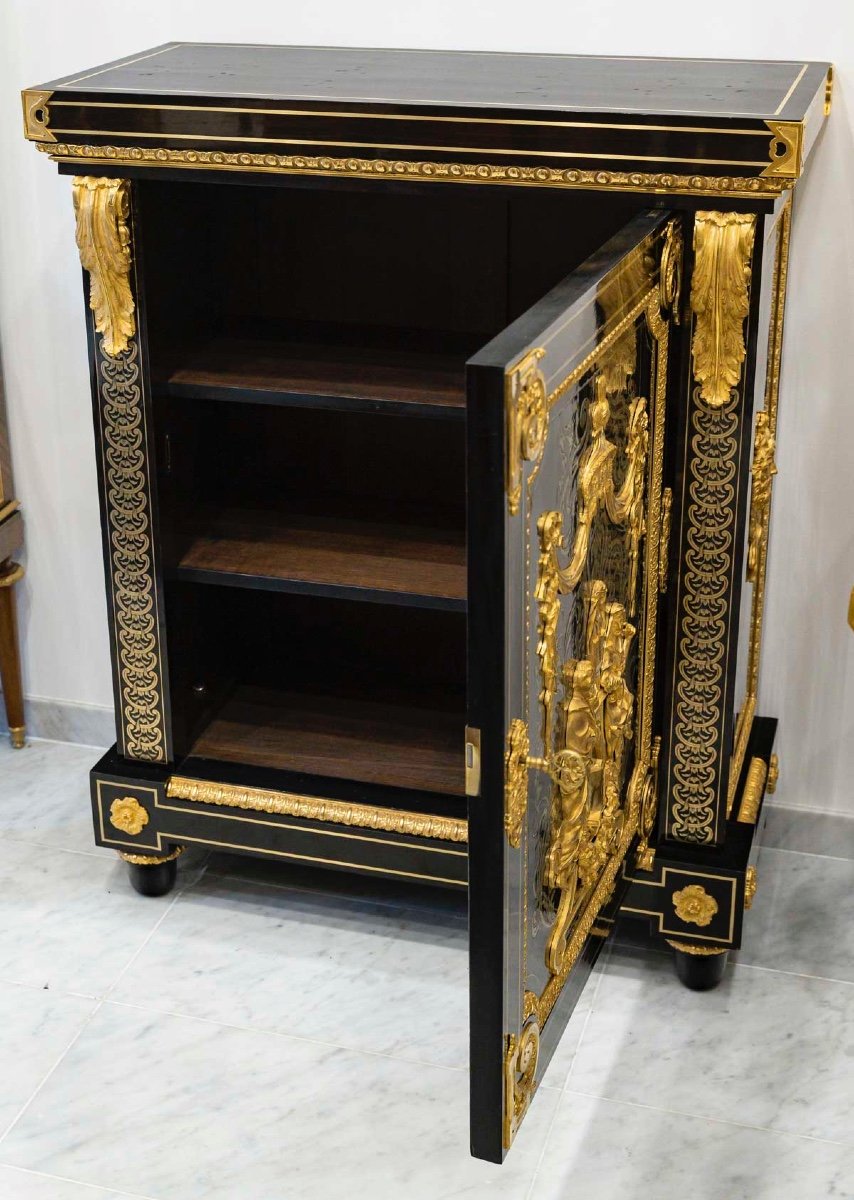 Cabinet D’époque Napoléon III Par Mathieu Béfort, Circa 1860-photo-4