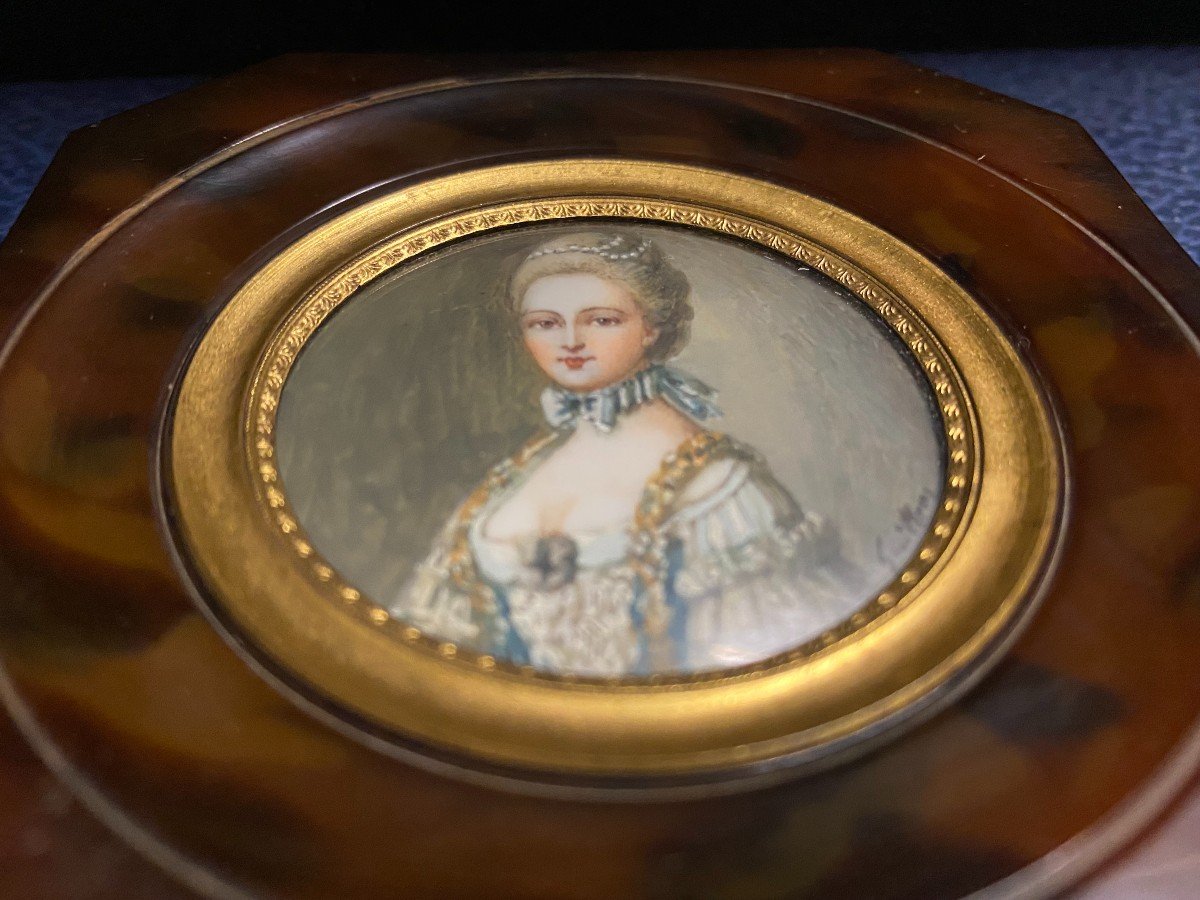 Miniature , Madame Sophie Fille De Louis XV -photo-3