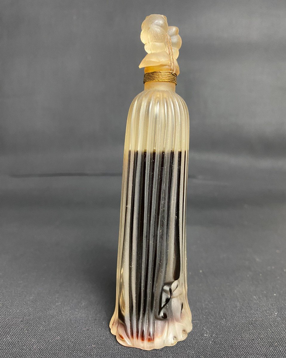 Old Lucien Lelong Glass Perfume Bottle-photo-6