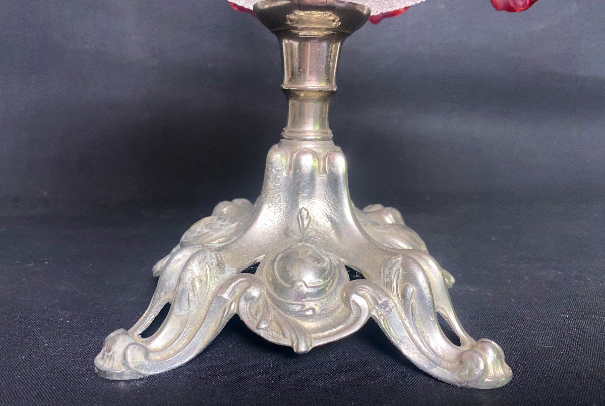 Crystal Tulip Tree Centerpiece - Late 19th Century-photo-7