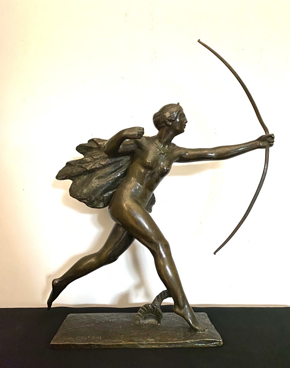 Bronze Diane Huntress By Paul Sylvestre XX 