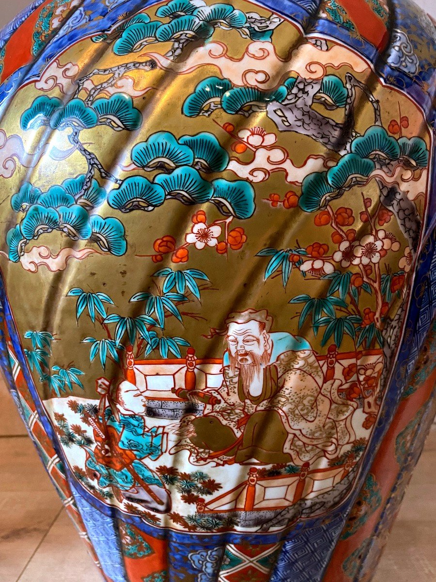 Important Japanese Vase Medji Period 19th-photo-1