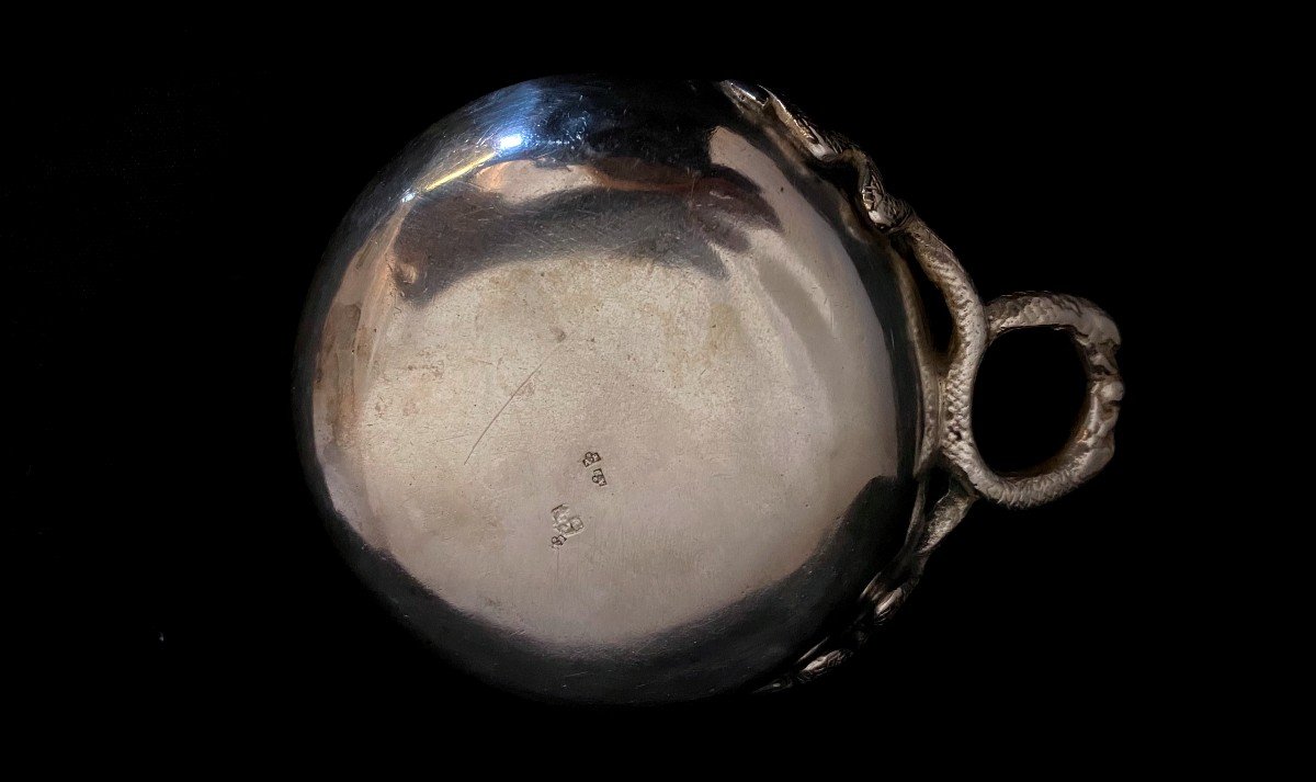 Taste Wine In Sterling Silver From The 19th Century-photo-4