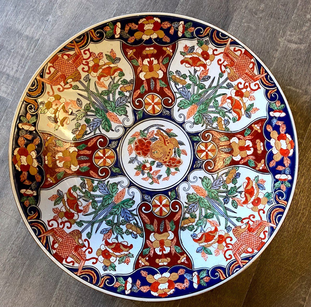 Grande Assiette Imari - 1900-photo-2