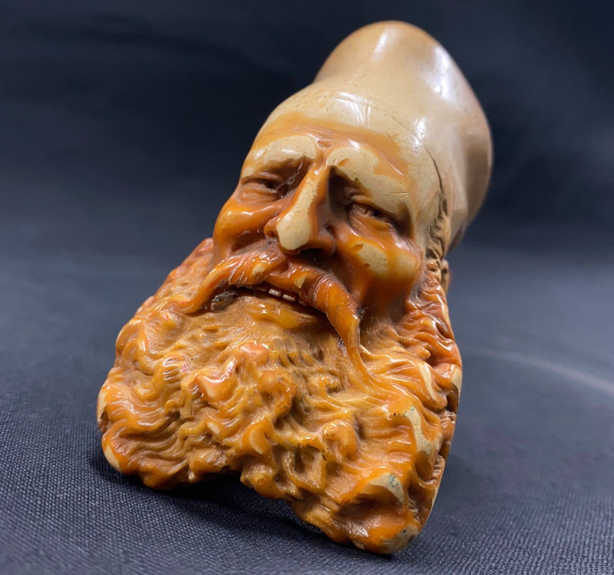 Meerschaum And Amber Pipe - 19th Century