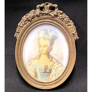 Miniature  Représentant Marie Antoinette - 19 Ième 