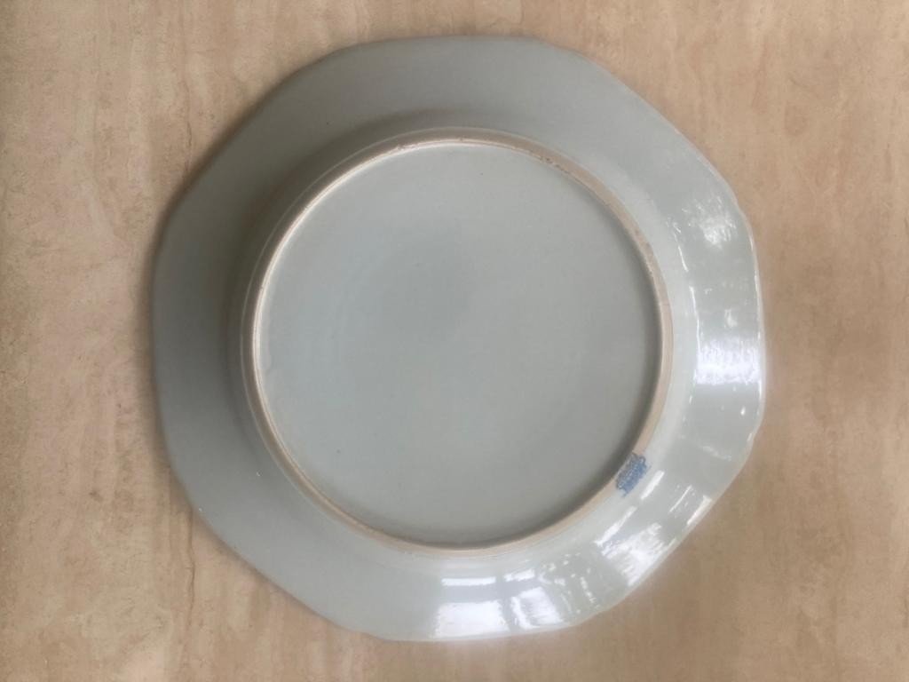 Assiette Porcelaine Spode Décor Au Chinois Céramique Anglaise-photo-1