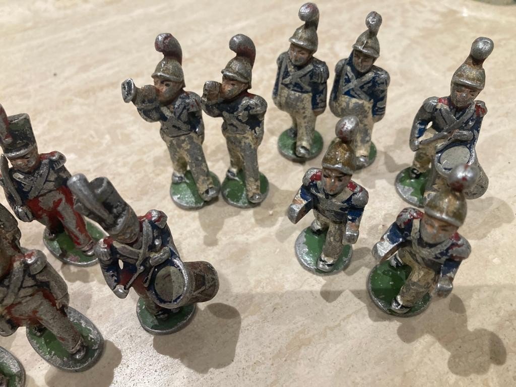 Lot Of 21 Quiralu Figurines Grenadiers Guards 1st Empire Soldiers-photo-1