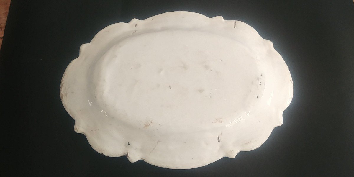 18th Century Moustiers Earthenware Dish-photo-1