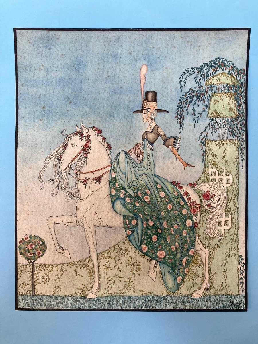 Aquarelle d'Après Kay Nielsen