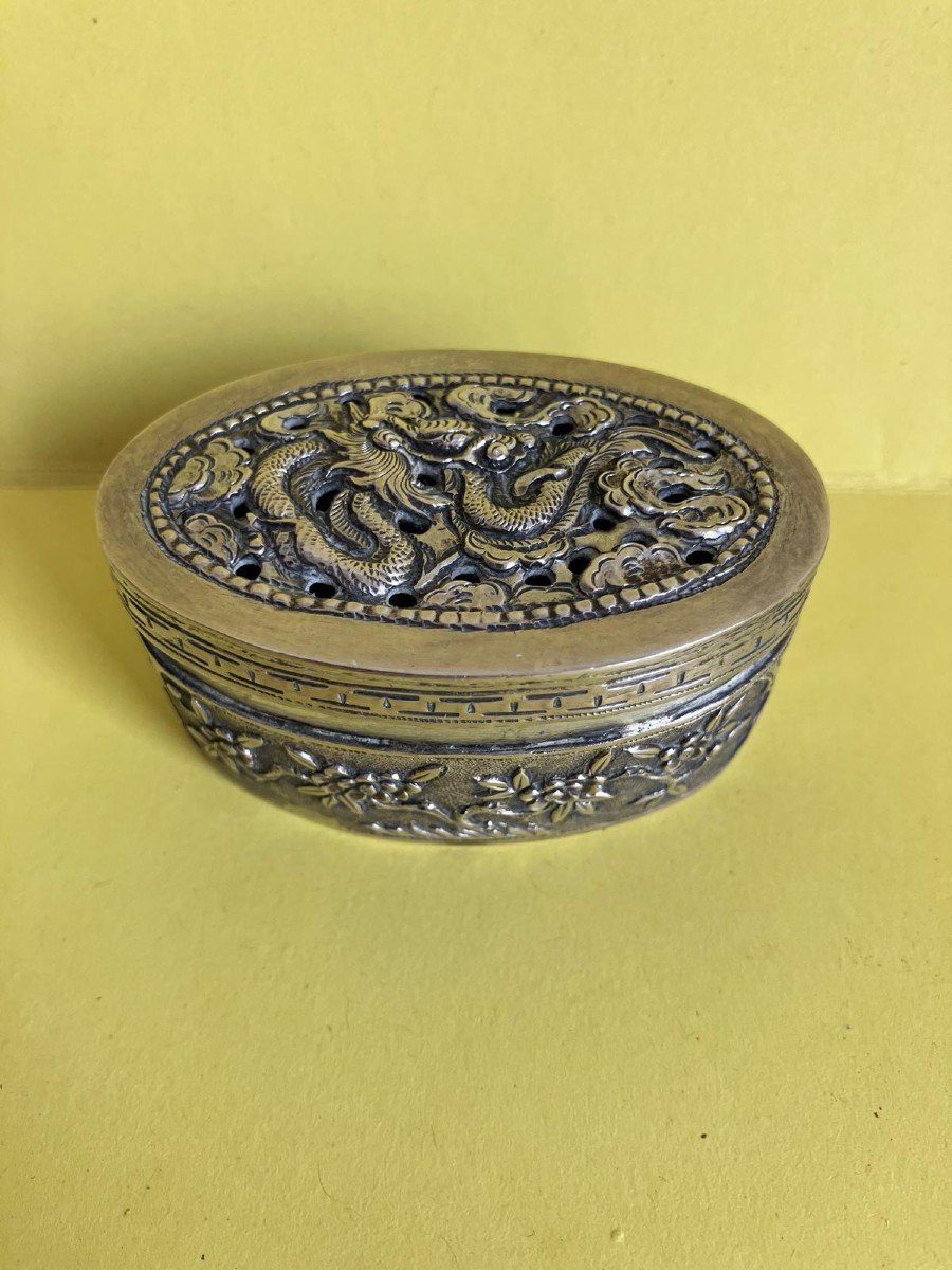 China Silver Cricket Box