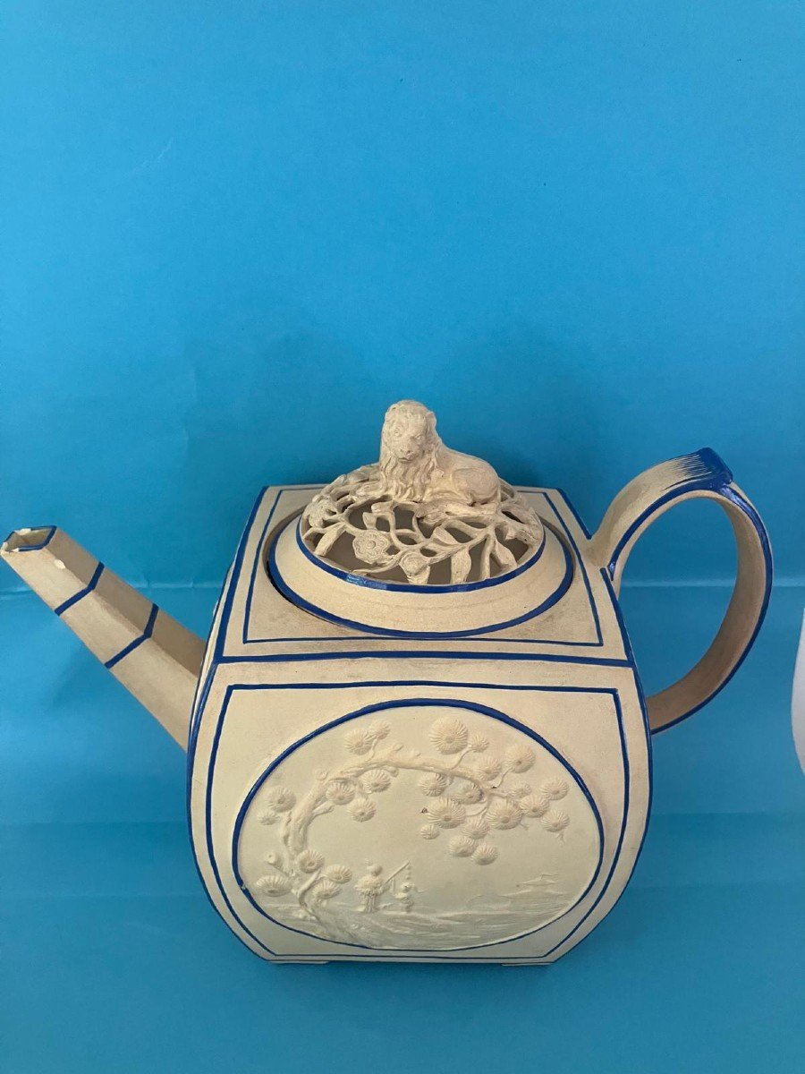 Turner & Co White Stoneware Teapot-photo-5