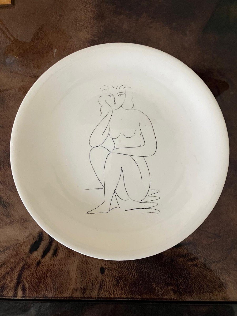 Salins Earthenware Plate After Picasso