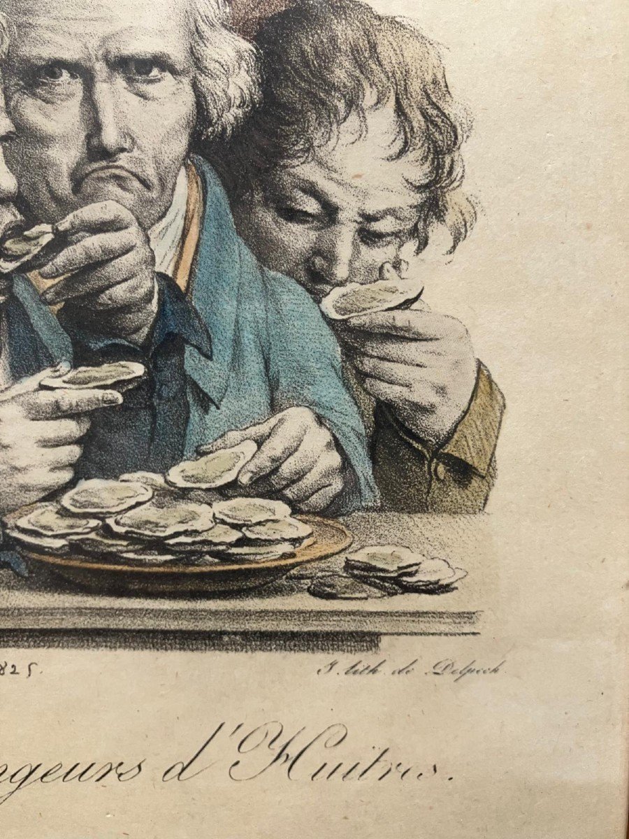 The Oyster Eaters By Louis Léopold Boilly -photo-2