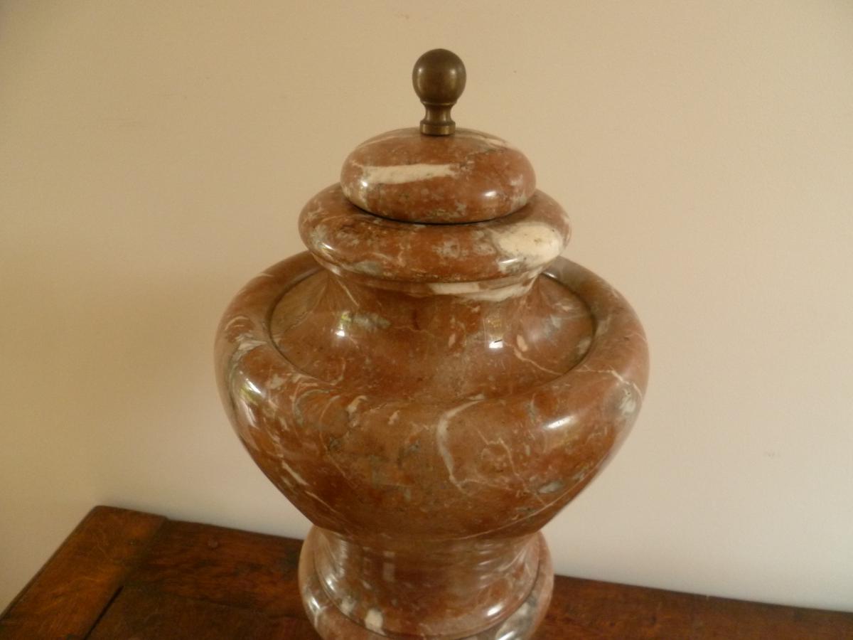 Large Ornate Marble Vase-photo-3