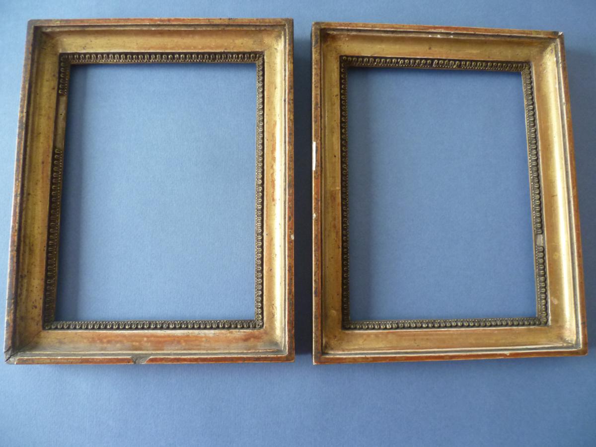 Pair Of Frames Louis XVI Wood Dore-photo-2