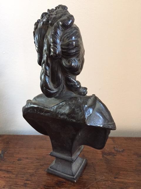 Proantic: Small Bronze Bust Of Marie-antoinette