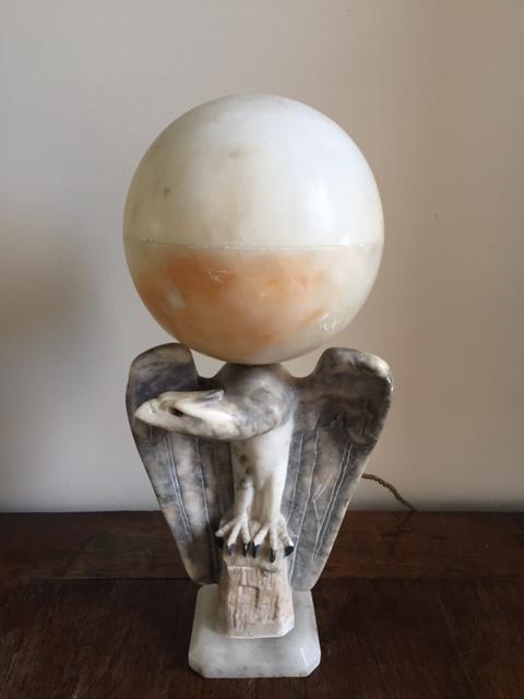 marble eagle lamp