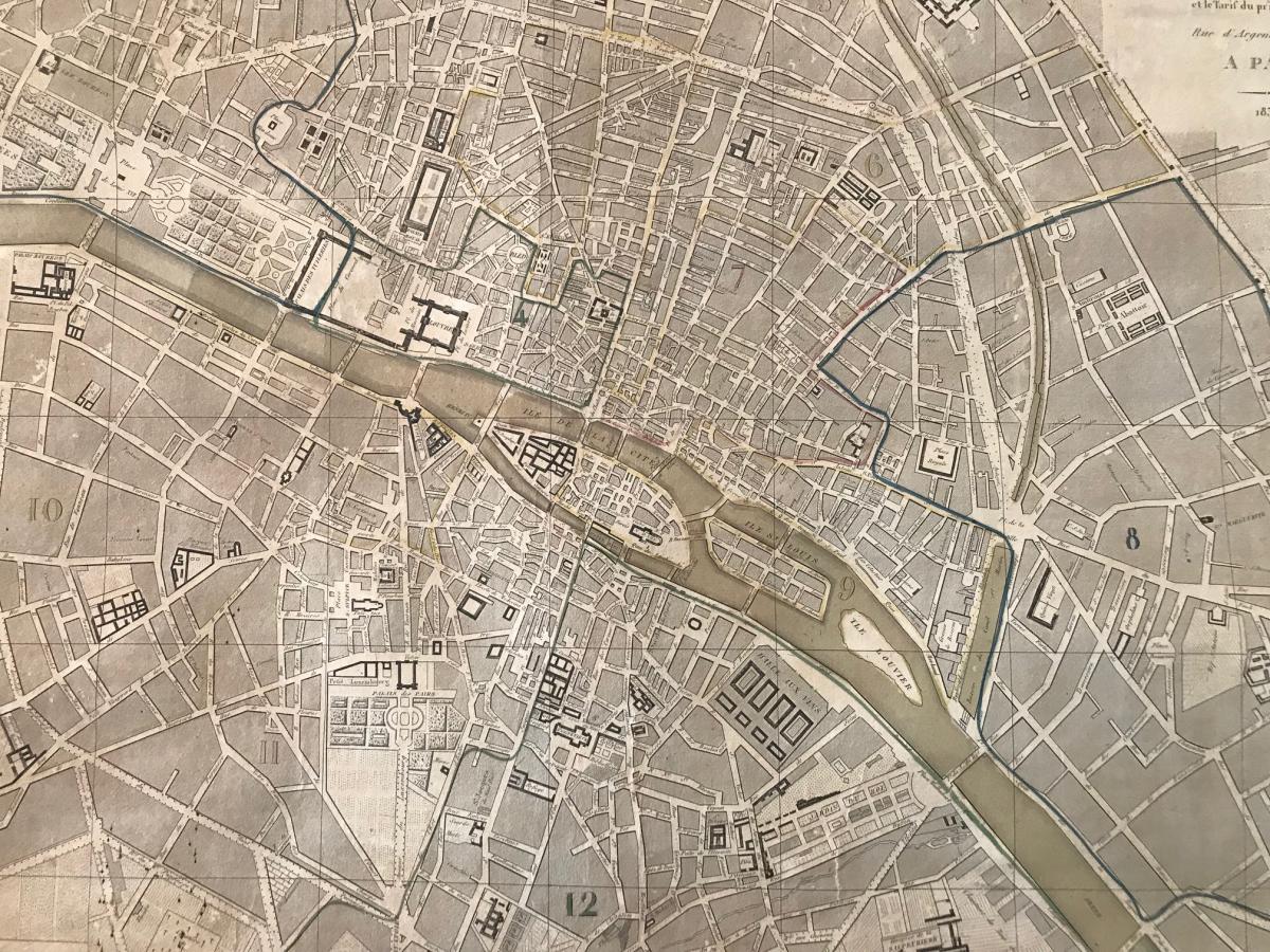 Plan de Paris en 1854-photo-3