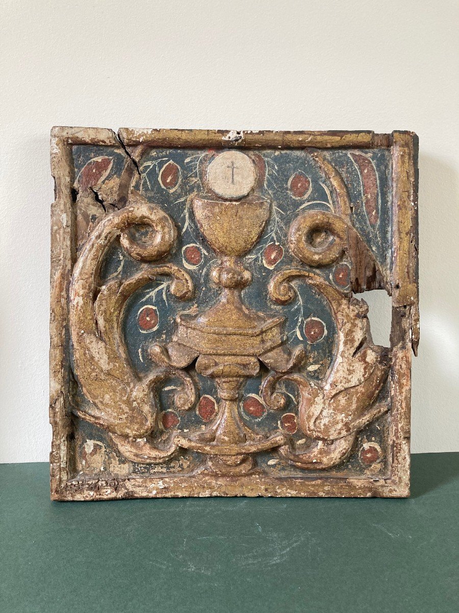 17th Century Spain Tabernacle Door