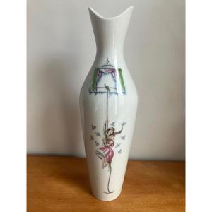 Vase Porcelaine Les Amoureux  De Peynet Rosenthal 