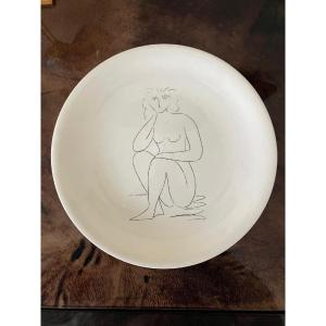 Salins Earthenware Plate After Picasso