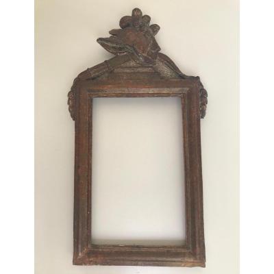 Framed Carved Wood Eighteenth